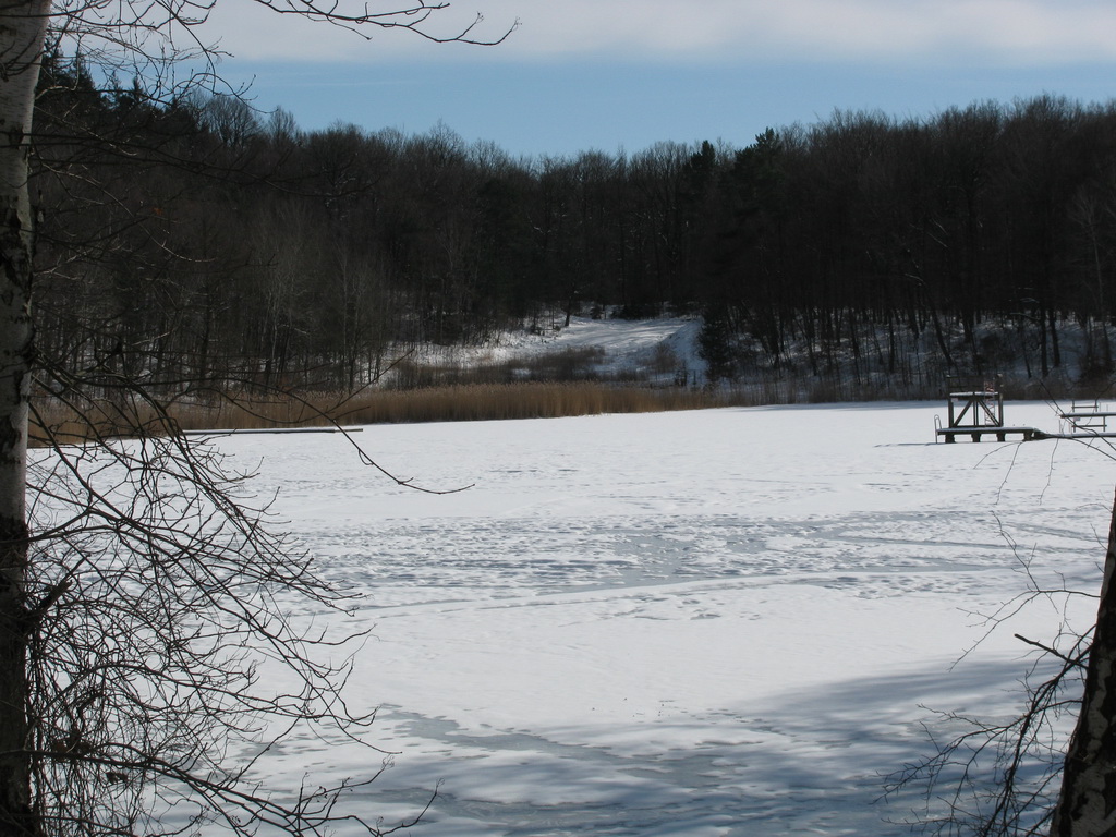 Tonteich im Winter